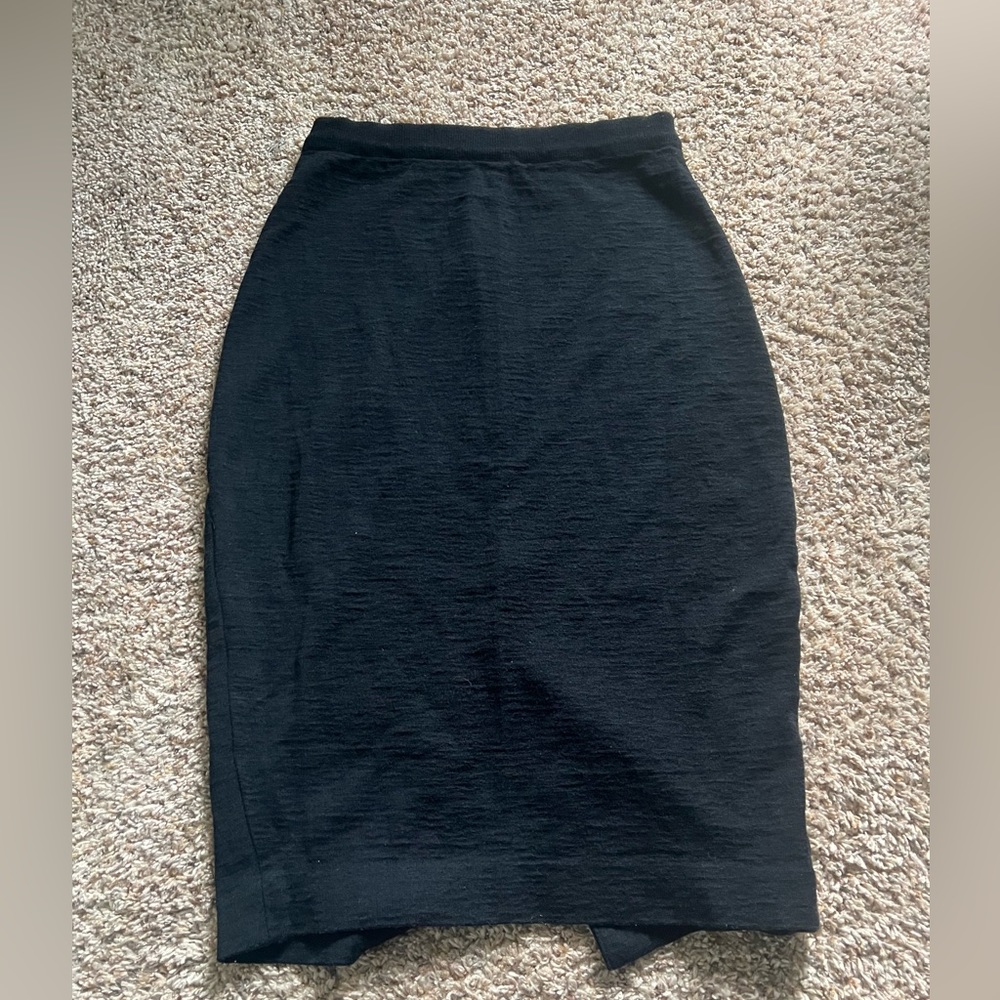 Valerie Stevens Wool Pencil Skirt